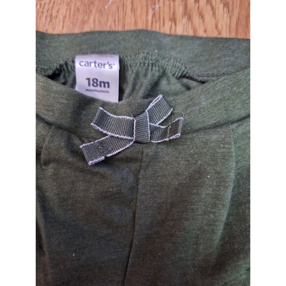 Carter’s Baby Boys Navy Green Pull On Elastic Waist Pants 18 Months - Picture 2 of 9
